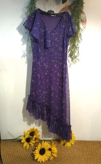 robe d'été bas asymétrique avec doublures taille 36 - Reserved