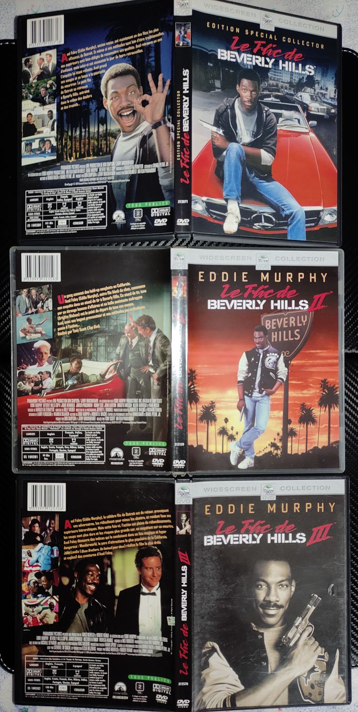 DVD trilogie le Flic de Beverly Hills