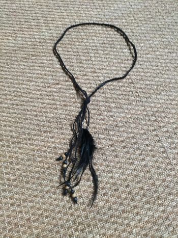 Collier avec plumes indien