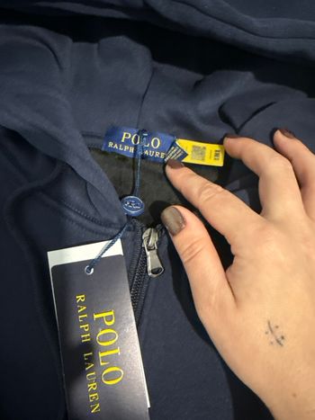 Sweat à capuche zippé Polo Ralph Lauren – 100 % original – Taille M / L – Neuf avec étiquettes