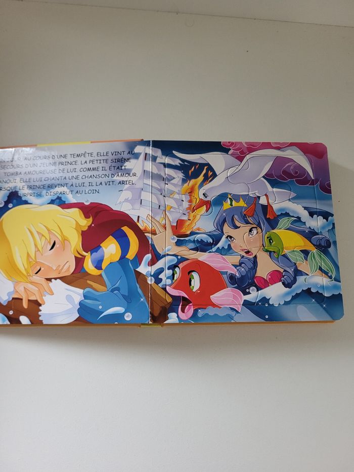 Livre puzzle la petite sirène - photo numéro 3