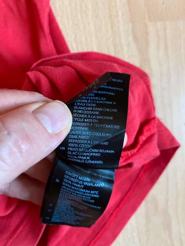 Beau T-shirt rouge MC Angry Birds T. 10-12 ans/146-152 cm - photo numéro 7