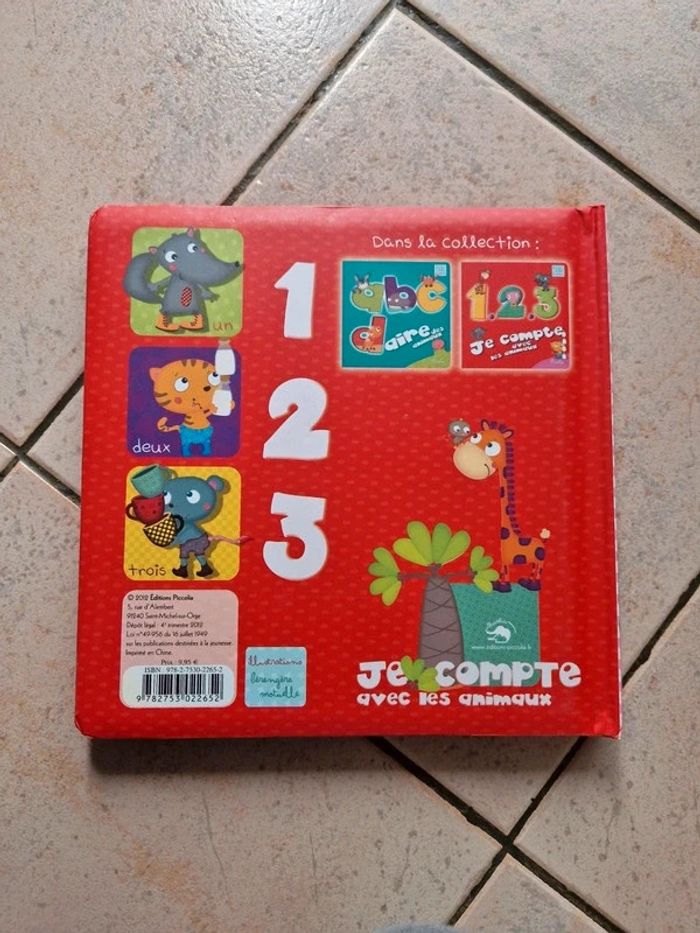 Livre 1 2 3 Je compte avec les animaux - photo numéro 2