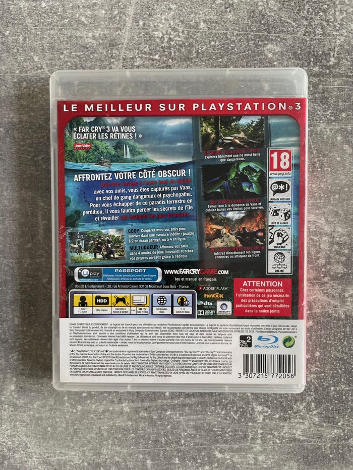 Jeu pour Sony PS3, Farcry 3 édition essentials en français. - photo numéro 3