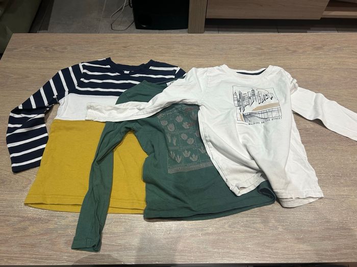 Lot de 3 tee-shirts manches longues