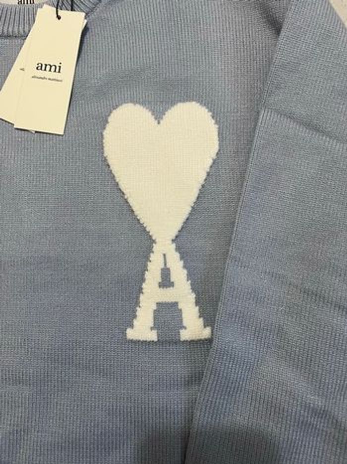 Pull AMI Paris bleu | taille S | neuf avec étiquette - photo numéro 10