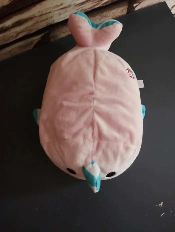 🐻Peluche Boudin Stackins Friends Baleine Rose 🐻 - photo numéro 4