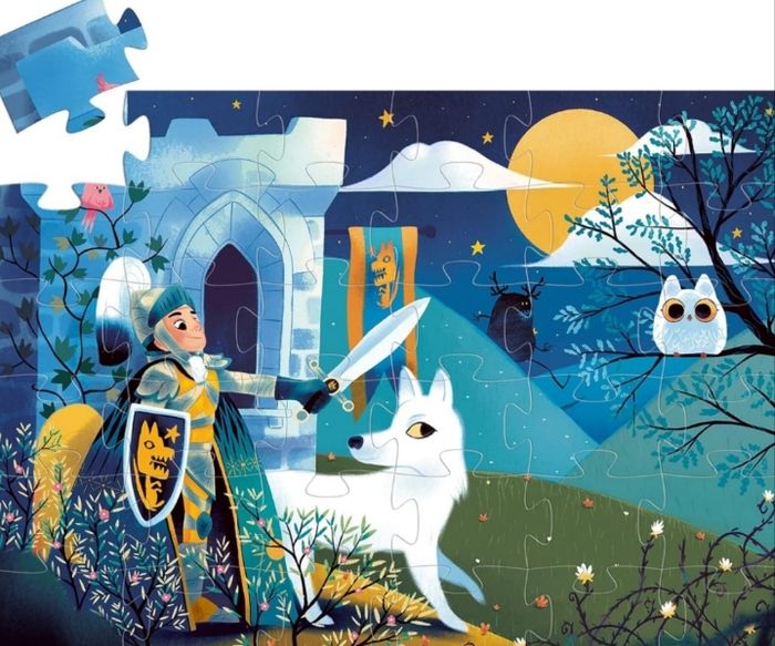 🧩Dejco Puzzle Chevalier de la  pleine Lune 36 pièces  Neuf - photo numéro 2