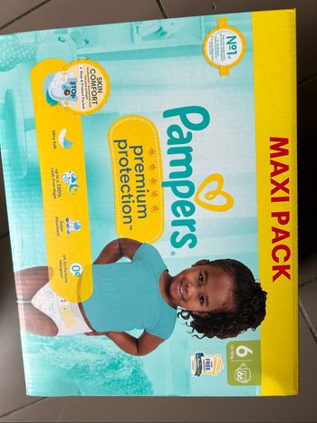 1 carton de couches Pampers t 6