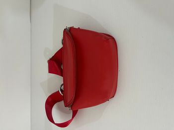 Sacoche à bandoulière Jennyfer rouge, très bon état, 18x14cm