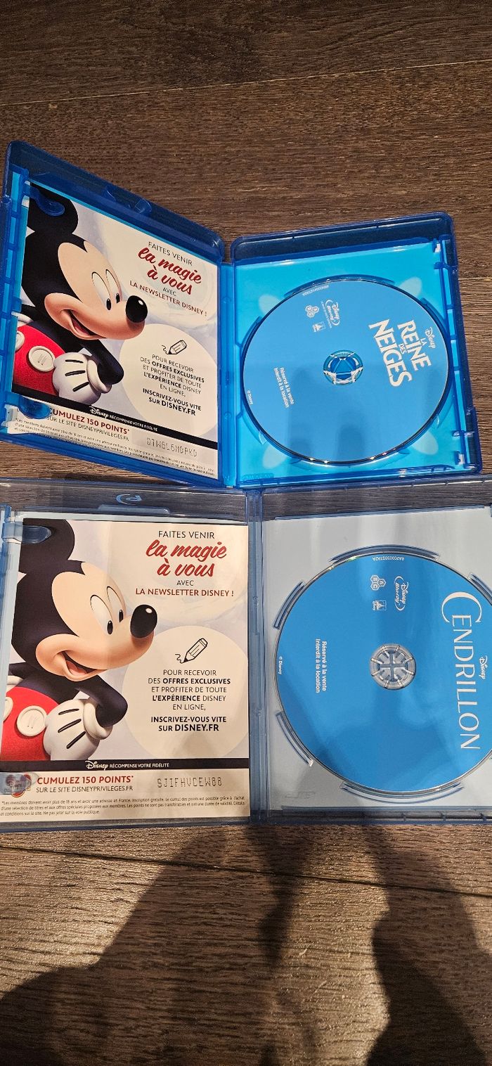 Lot Blu-ray Cendrillon et La reine des neiges - photo numéro 3