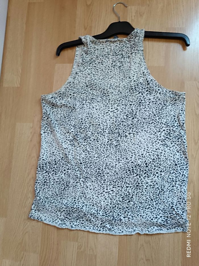 Haut noir - blanc Mango en T.L - photo numéro 6