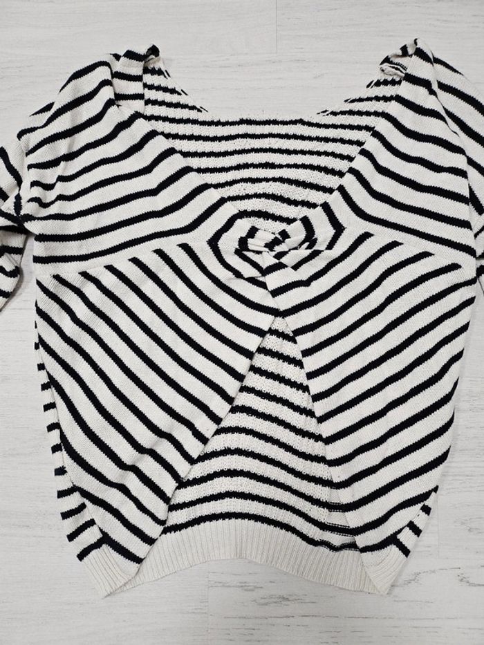 Pull marinière dos croisé Bonobo - photo numéro 3