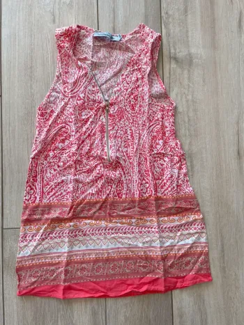 Haut rose et blanc 👚