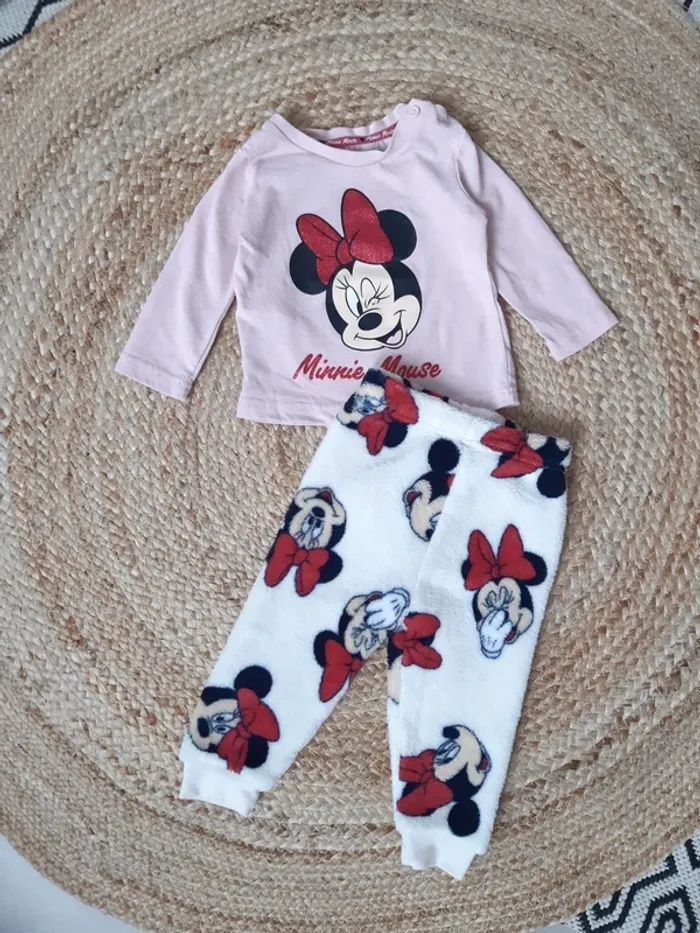 Pyjama 2 pièces Minnie Disney 74 cm