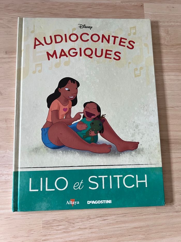 Livre Disney Audiocontes Magiques n°29 – Lilo & Stitch – Bon État (Sans Figurines)