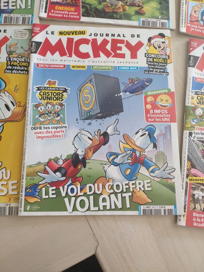 Lot de 9 nouveau journal de Mickey du 3670 au 3678 - photo numéro 7