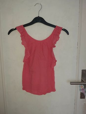 Débardeur rose TAO Taille 8 ans