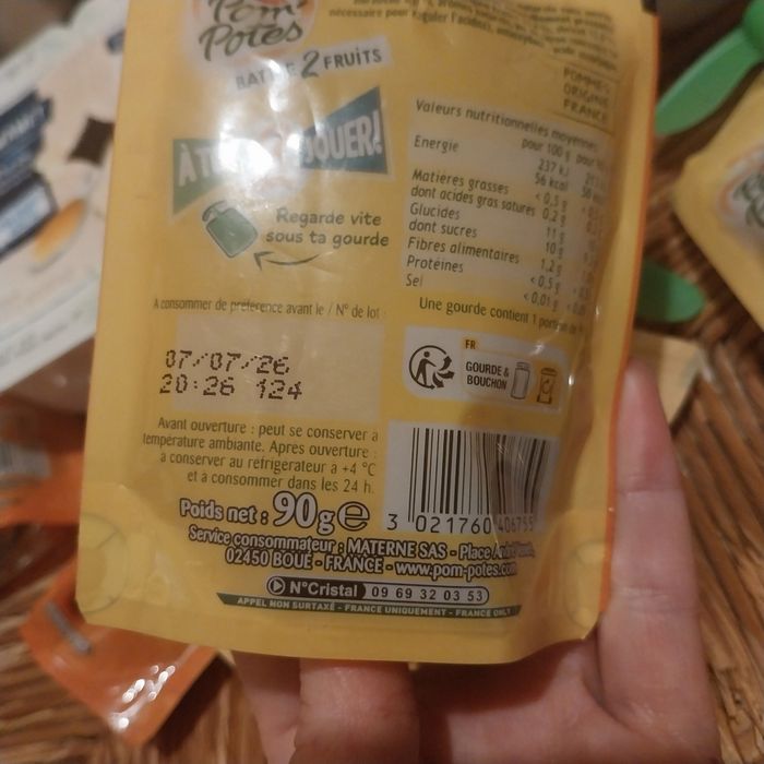 Lot de compotes st Mamet et pom potes - photo numéro 5