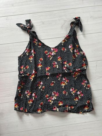 Top Orta Mathilde fleurs vintage T. L
