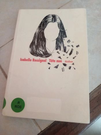 Tete nue de Isabelle Rossignol.
