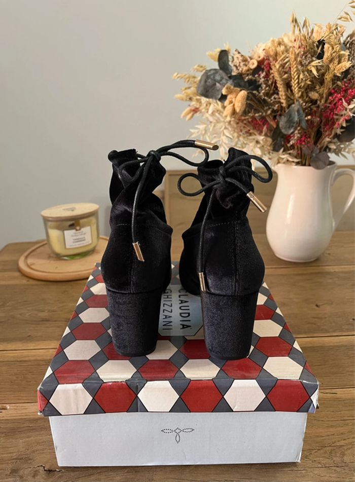 Bottines à talons noires Claudia Ghizzani - photo numéro 4
