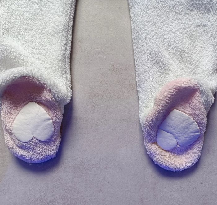 Combinaison/pyjama velours Licorne - 12 mois - photo numéro 3