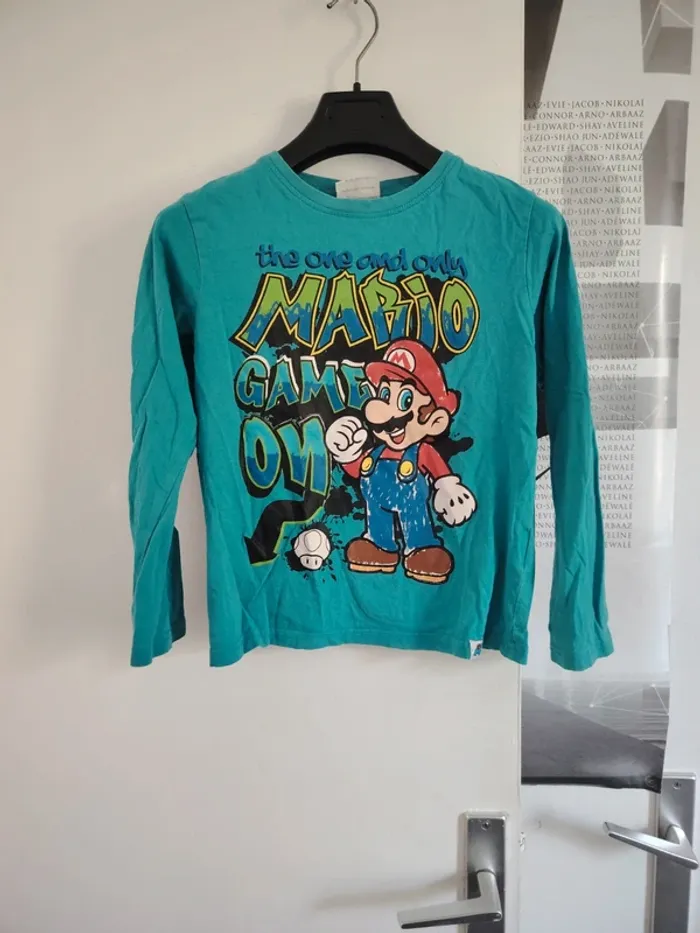 Manche longue Nintendo 10 ans