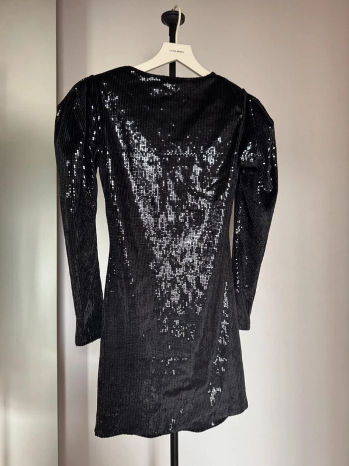 Robe à sequins noir XS Olga Leyers - photo numéro 4