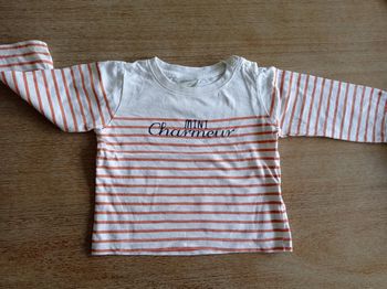 Tee shirt manches longues mini charmeur