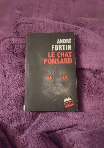 Livre Le chat Ponsard par André Fortin