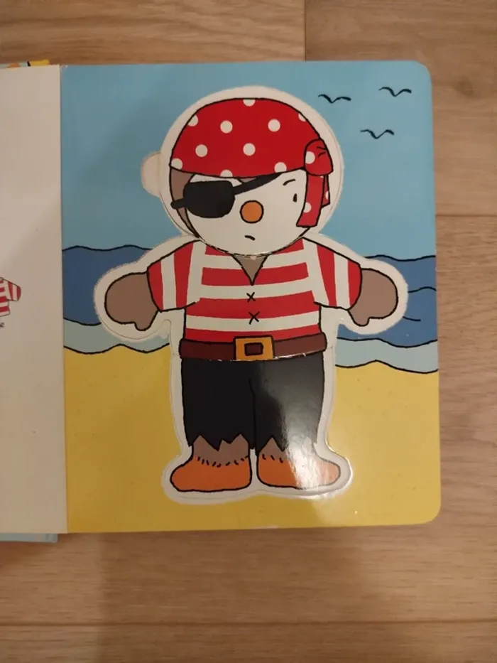 Livre Puzzle "J'habille T'choupi" - photo numéro 2