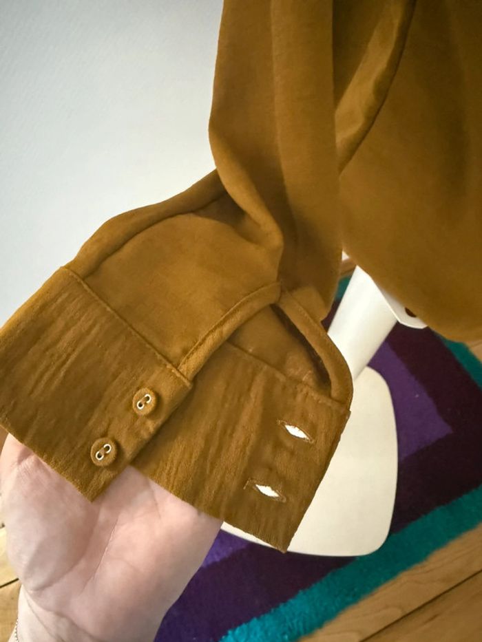 Chemise Kiabi kaki en très bon état taille XS - photo numéro 5