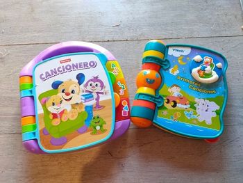 Lot de 2 livres sonores espagnols