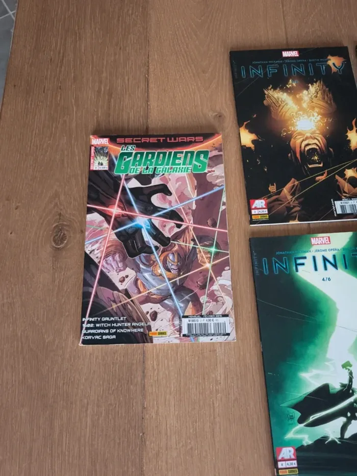 Lot de 5 Marvel - Infinity et gardiens de la galaxie - photo numéro 3