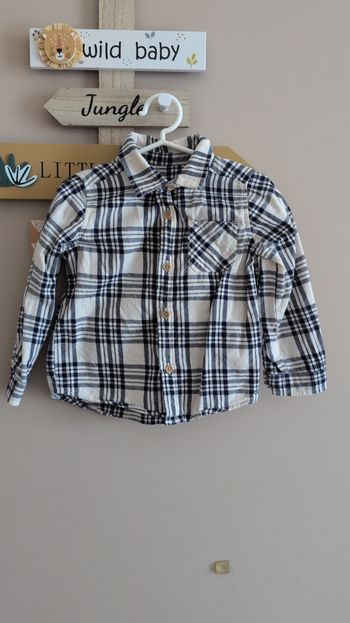 Chemise à carreaux 18 mois 