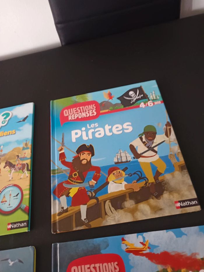 Livre questions réponse Les cowboys indiens, les pirates, la terre et les pompiers Nathan - photo numéro 5