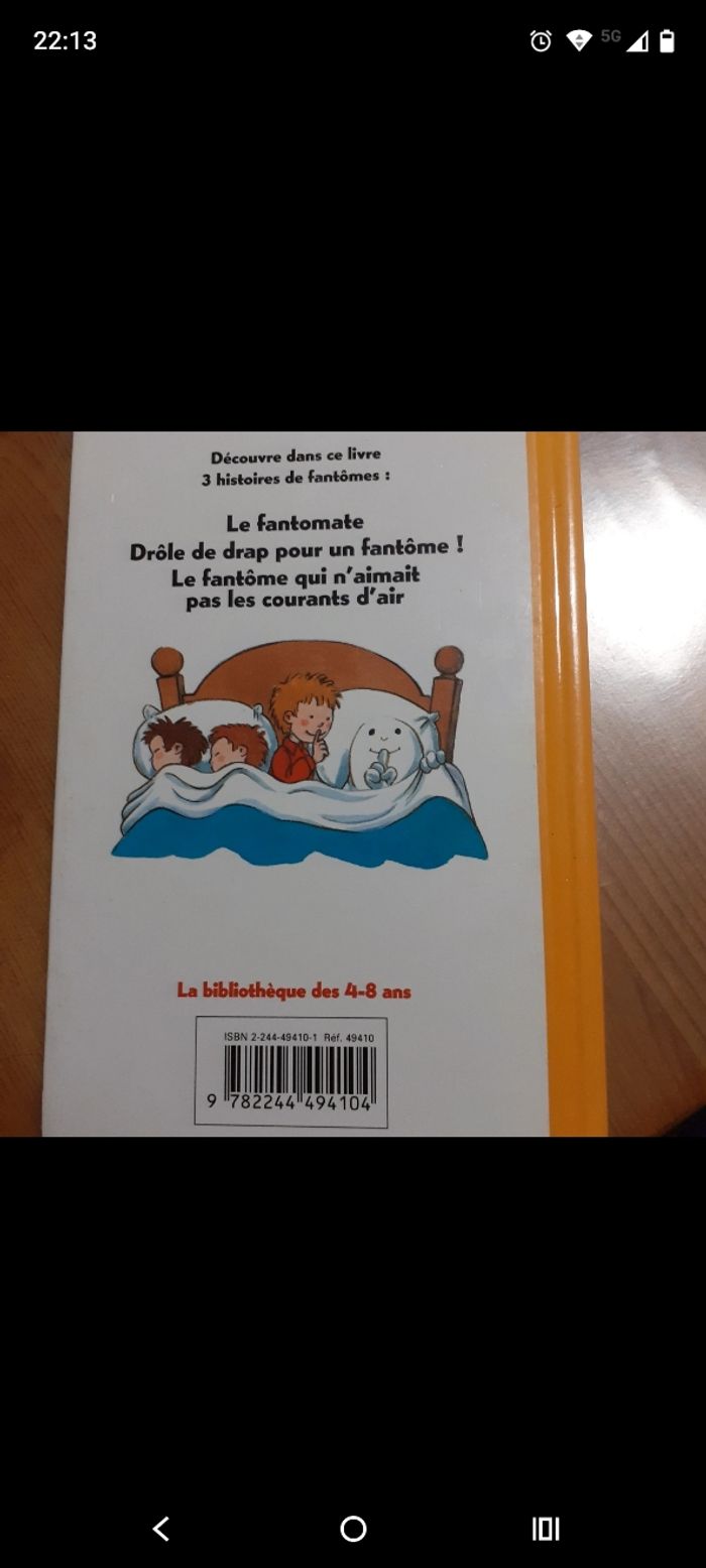 Livre 3 histoires de fantome - photo numéro 2