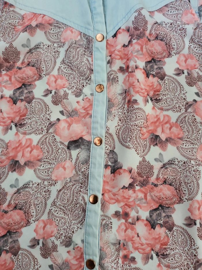 Chemisier fille 10 ans Gémo bon état - photo numéro 3