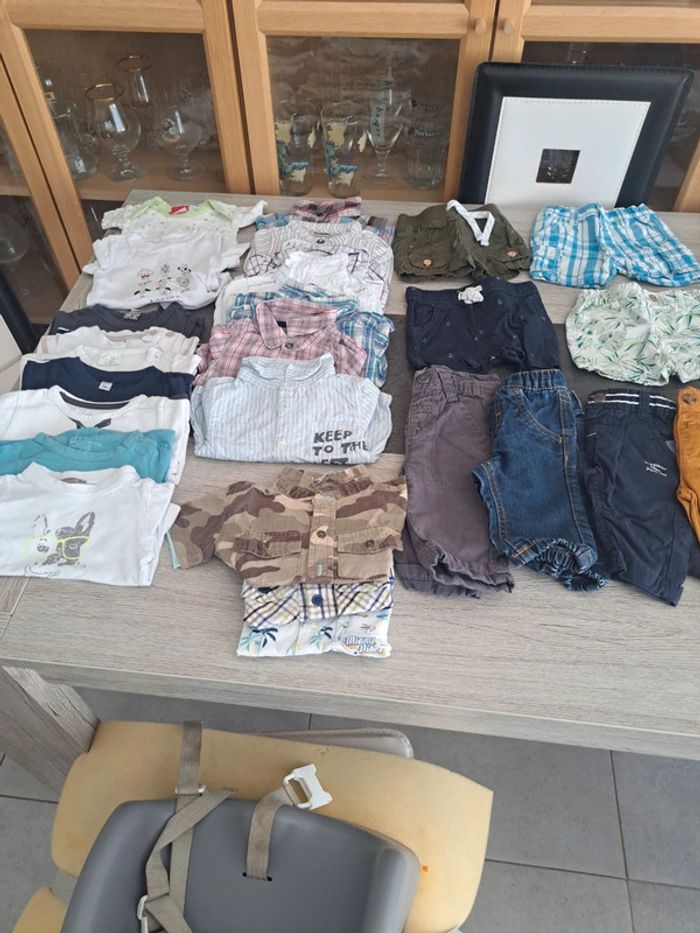 Gros lot garcon printemps  ete 3 mois (48 vetements) - photo numéro 2