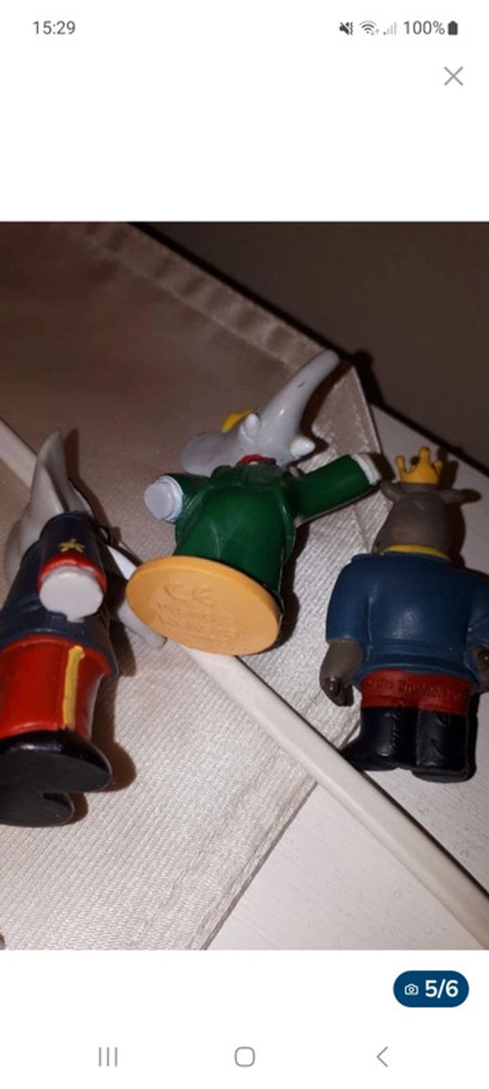Lot de 3 figurines BABAR Plastoy Nelvana - photo numéro 3