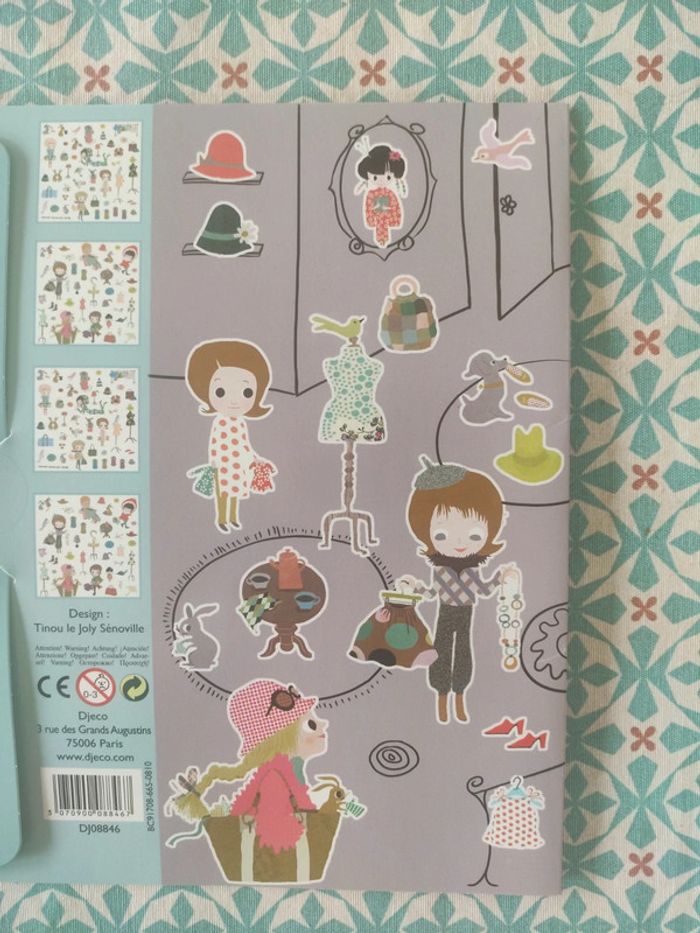 Djeco 160 stickers petite maison de couture - photo numéro 5