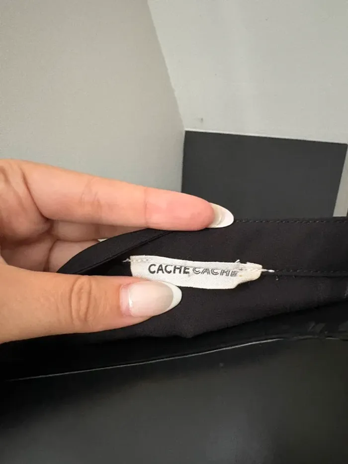 Blouse noire cache cache taille 3 - photo numéro 4