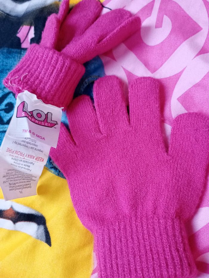 Paire de gants LOL fuschia
