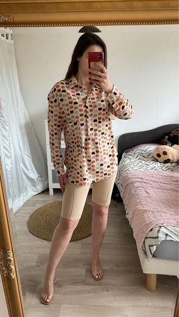 Blouse Chemise motifs sacs