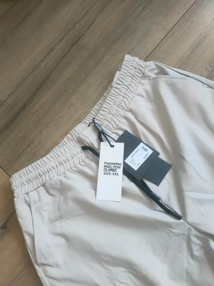 Cargo ou jogpant pour homme beige crème XL NEUF - photo numéro 6