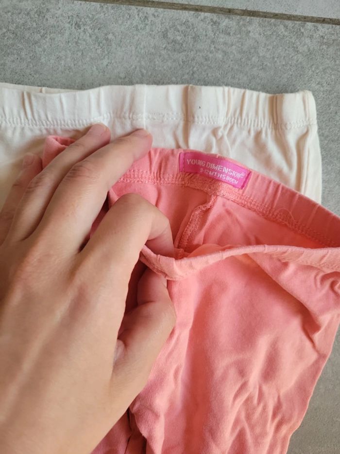 Lot pantalon bébé fille 9 12 mois - photo numéro 6