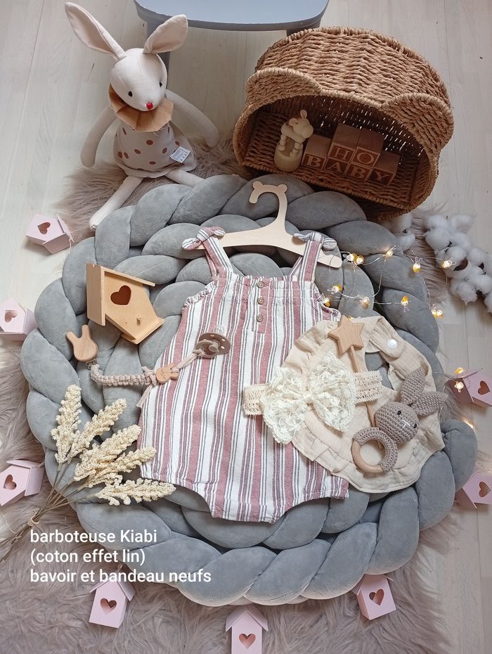 Lot vêtements 6 mois fille été+ accessoires - photo numéro 7