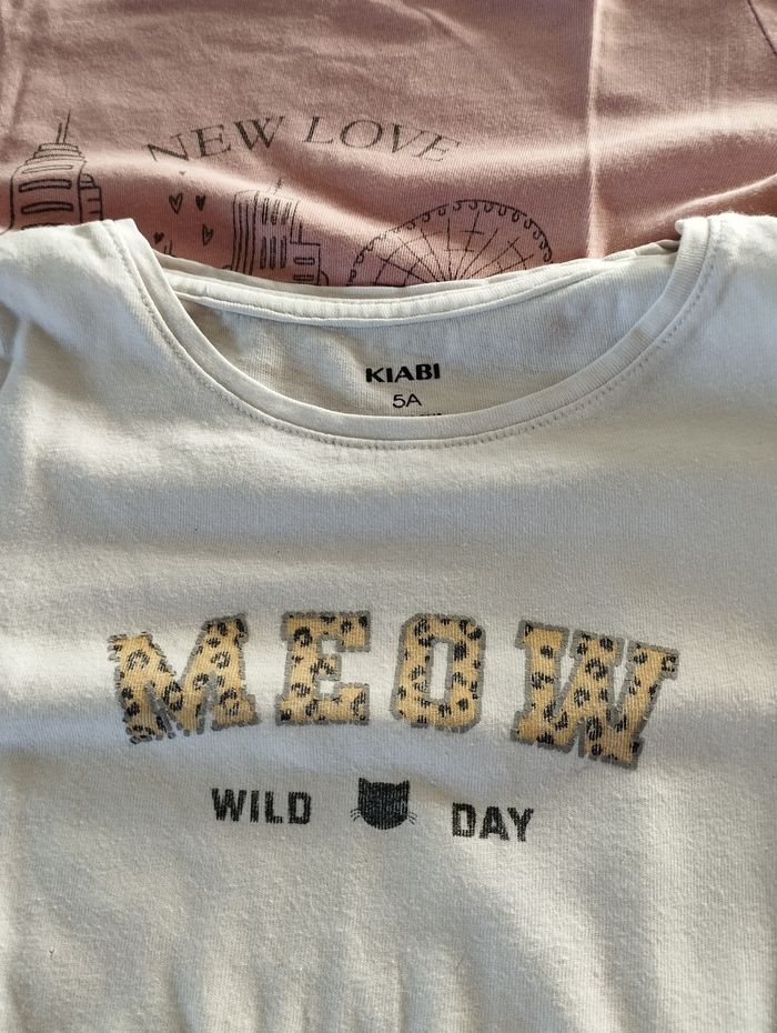 3 t-shirt manches longues 5 ans - photo numéro 3