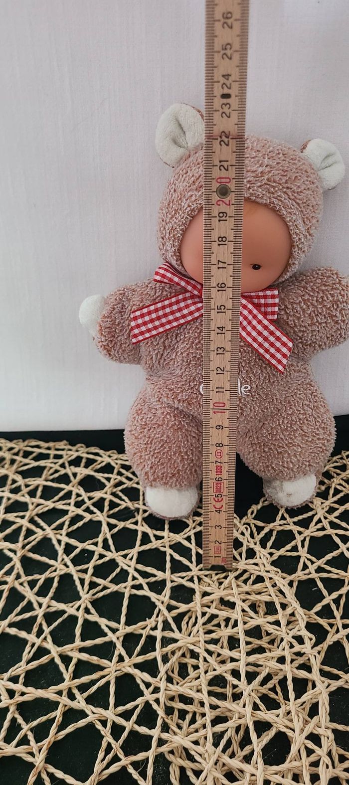 Doudou Poupée bébé Miel marron COROLLE - photo numéro 4